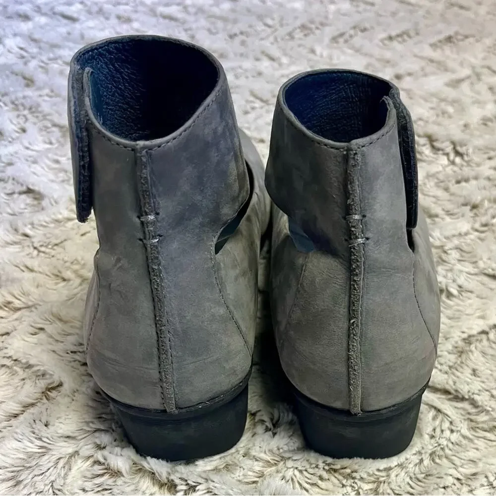 Dansko Gray Ankle Strap Loafers - Picture 2 of 8